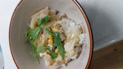 水菜は初めてです。ネギや三つ葉とはまた違う美味しさですね！