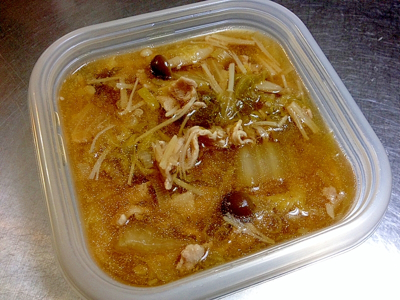 圧力鍋 白菜の和風スープ 冷凍保存ok レシピ 作り方 By 栗皮茶 楽天レシピ