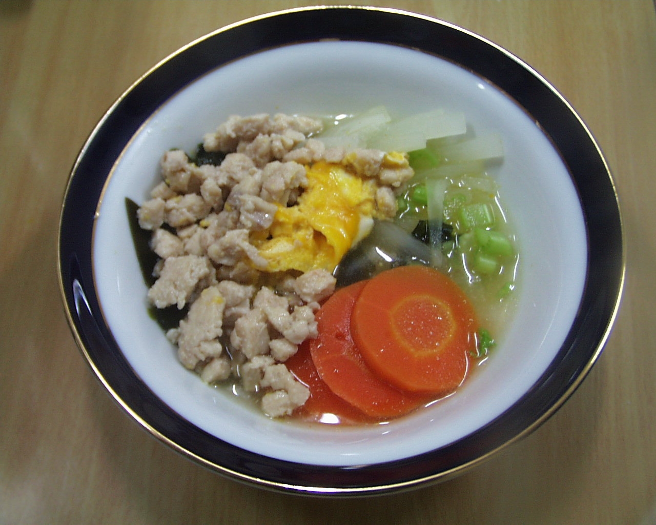 栄養満点　　　鶏肉そぼろの添え物