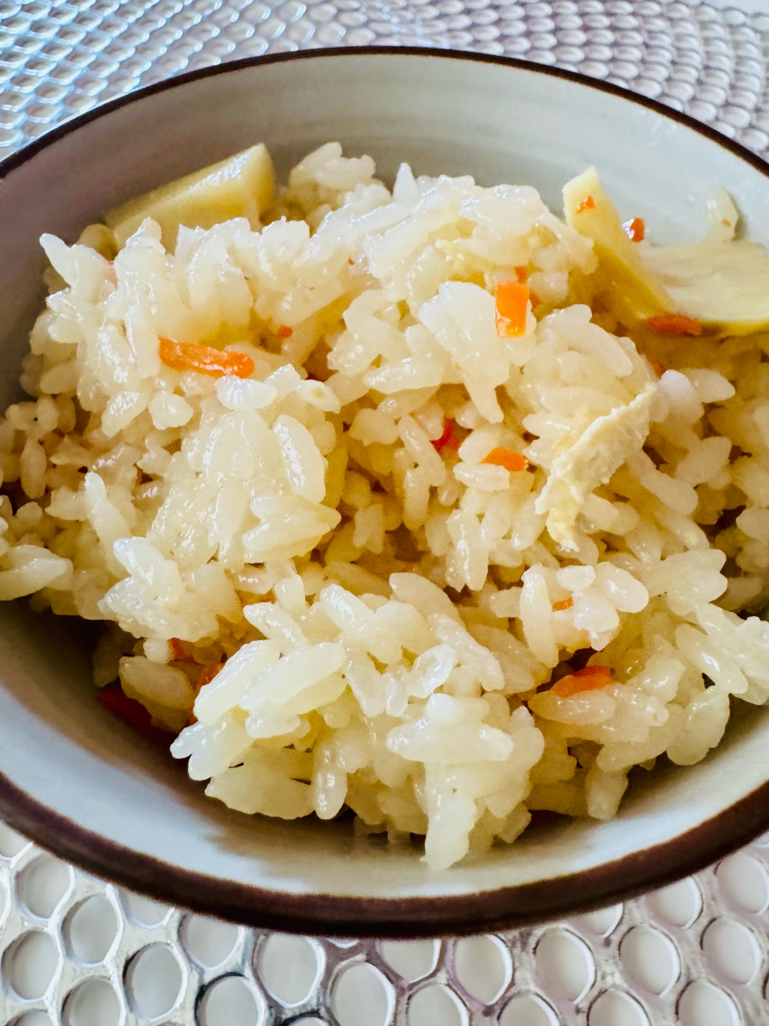 春のご馳走！筍ごはん