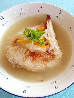 鶏手羽肉の塩麹スープ煮