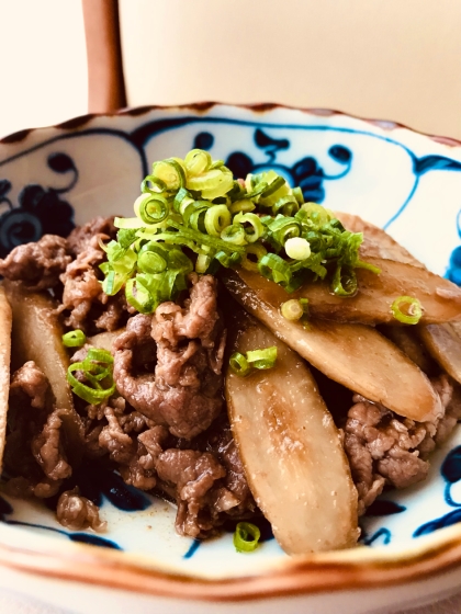 牛蒡がホントにシャキシャキ！
(*≧∀≦*)牛肉も美味し〜〜〜〜ご馳走様でした‼︎
また作ります♡