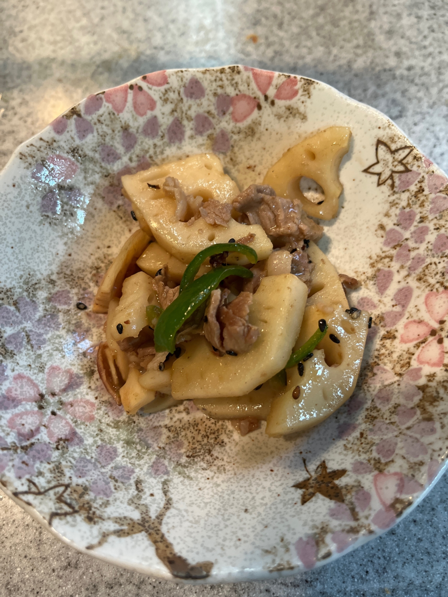 蓮根のきんぴら