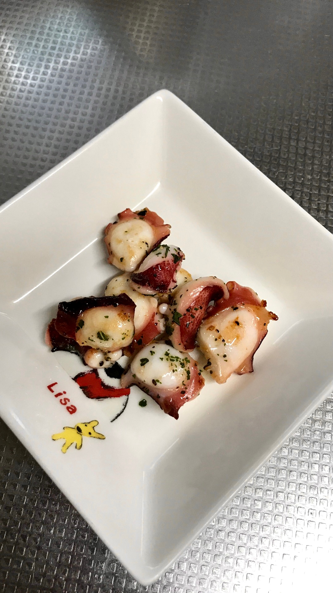 たこのバター醤油焼き