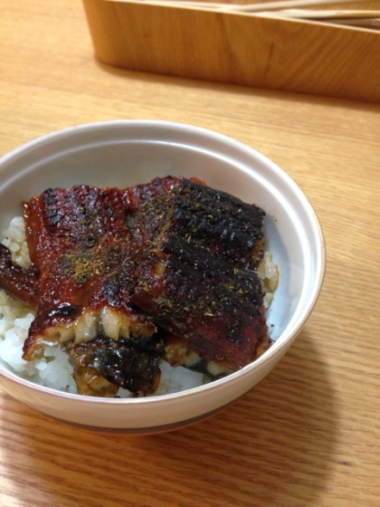 お家で！絶品鰻丼！タレも手作り☆