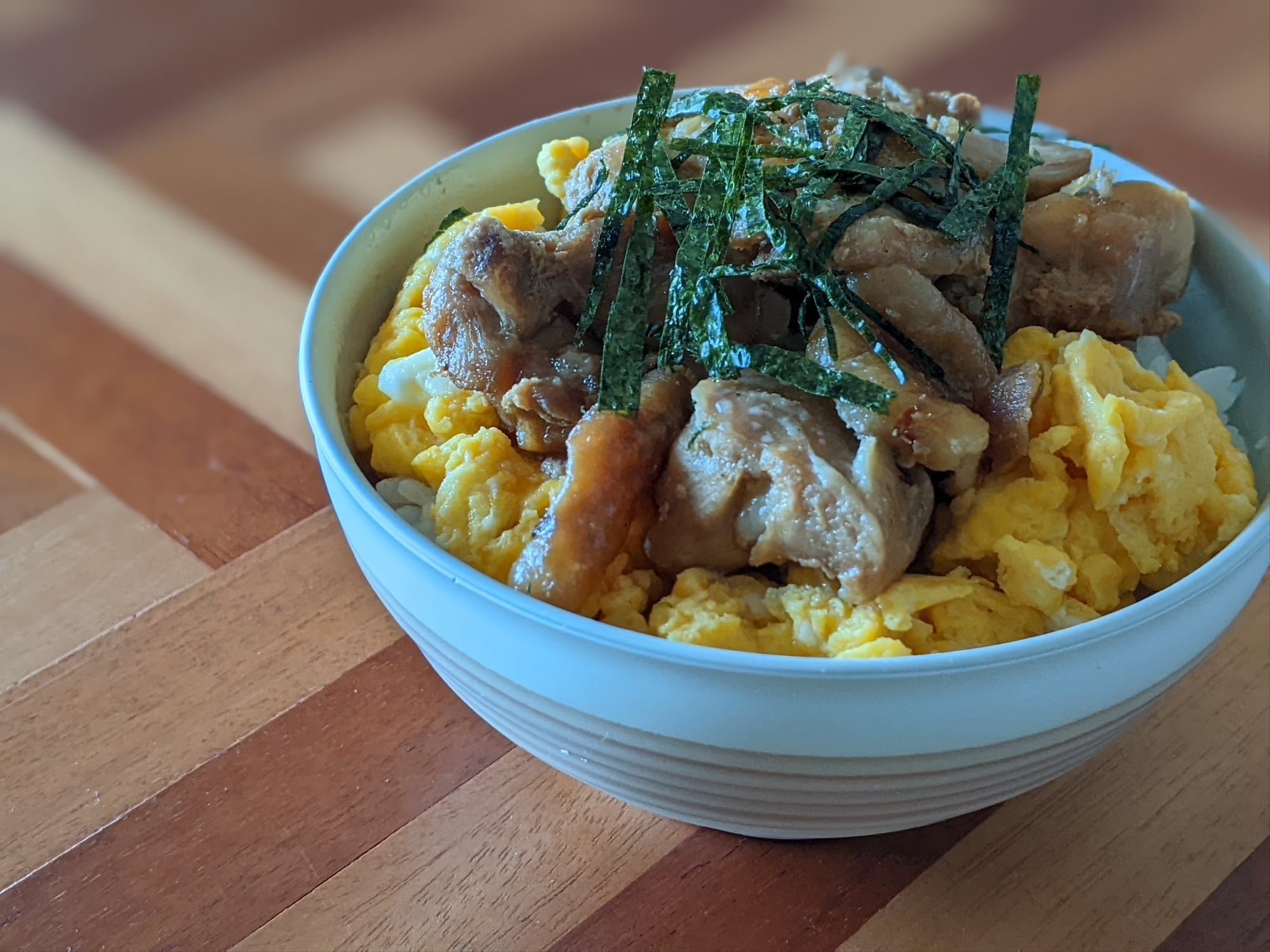 【簡単レシピ】焼き鳥親子丼