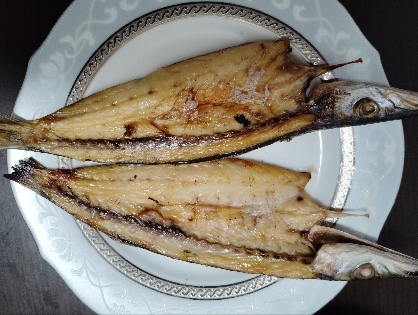 ♢♦︎カマスの塩焼き♢♦︎