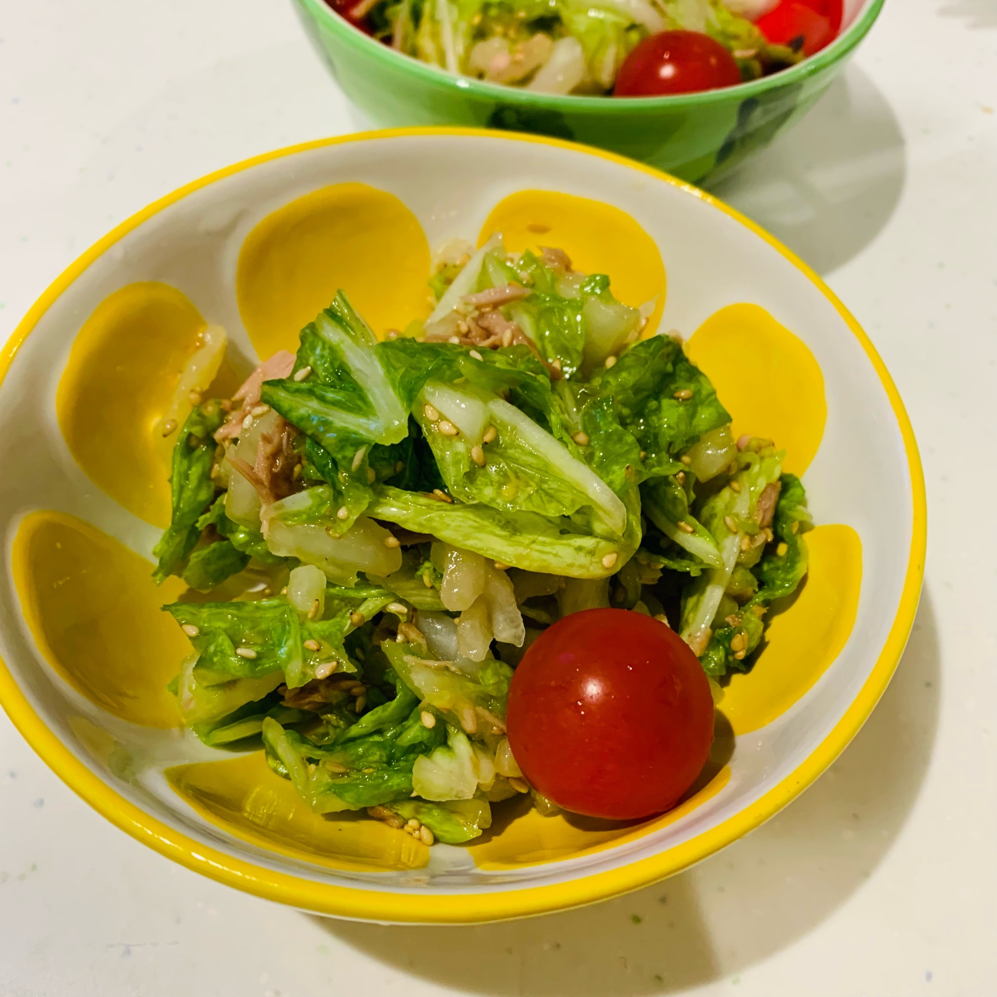 白菜とツナの和風ポン酢サラダ