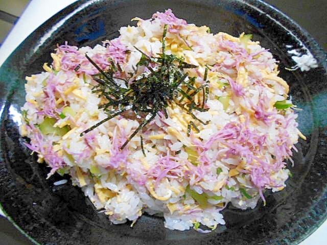 もってのほか(食用菊)のちらしずし