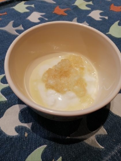離乳食 レンジで簡単 りんごヨーグルト レシピ 作り方 By Yua Mama 楽天レシピ