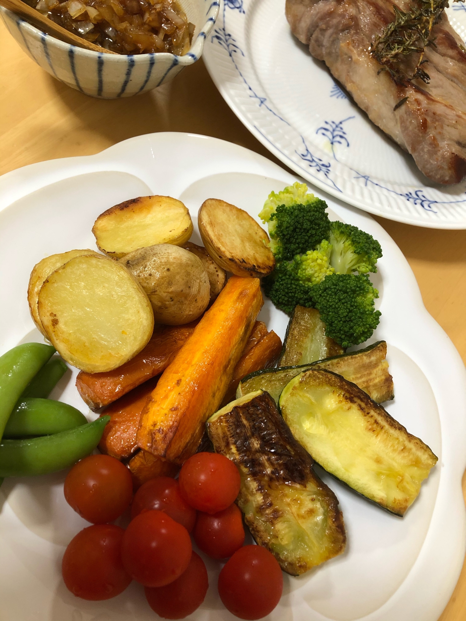 ステーキの時の付け合わせに！焼き野菜