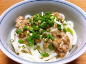 納豆うどん