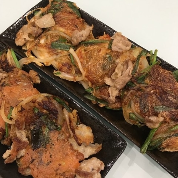 刺身のつまを使ったチヂミ風 レシピ 作り方 By お腹いっぱい美味しい物食べて幸せ 楽天レシピ 刺身のつまを使ったチヂミ風 レシピ 作り方 By お腹いっぱい美味しい物食べて幸せ 楽天レシピ