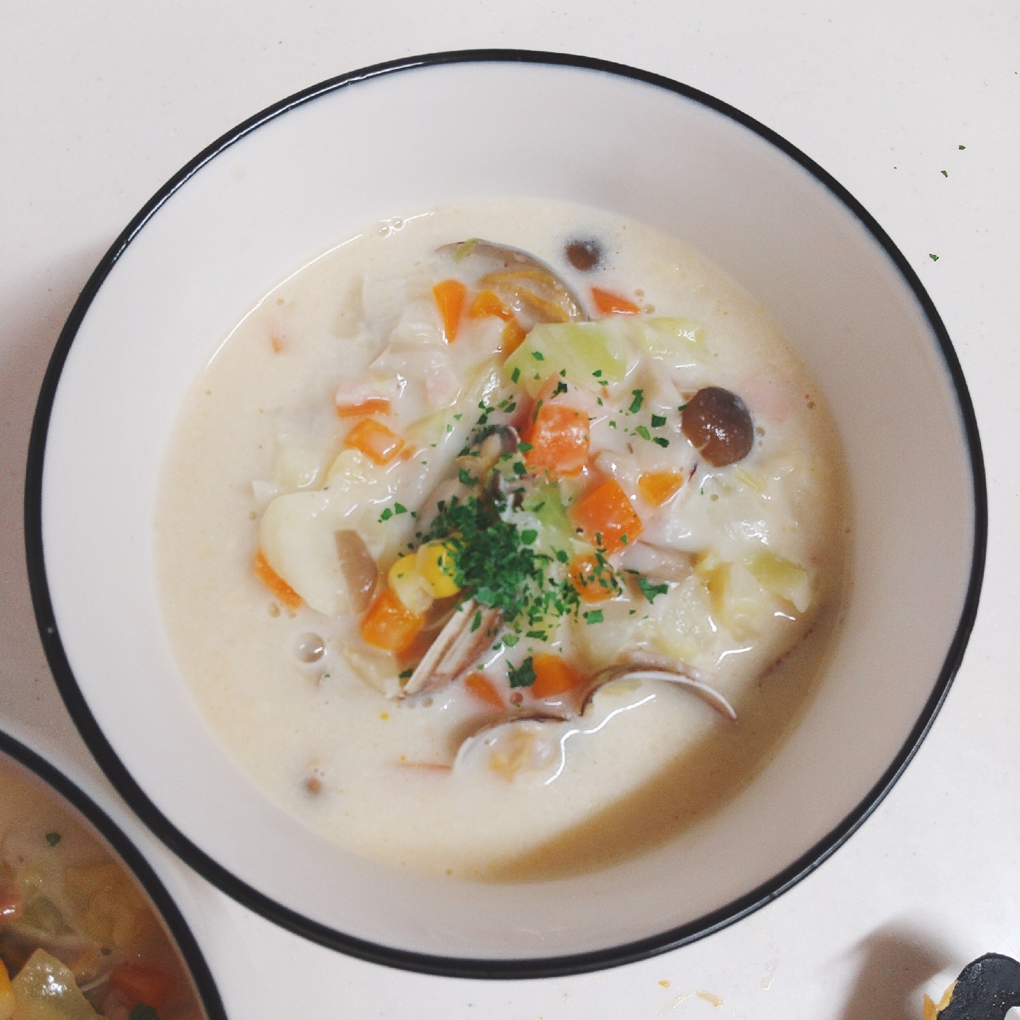 冷凍あさりで簡単 クラムチャウダー レシピ 作り方 By となみ 楽天レシピ 冷凍あさりで簡単 クラムチャウダー レシピ 作り方 By となみ 楽天レシピ