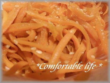 シンプルな味付けでとっても簡単でおいしいかったです。
またにんじん多量買いして作っちゃいそうです！