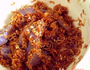 プラス一品のおかず・・じゃこ・こんにゃく炒め