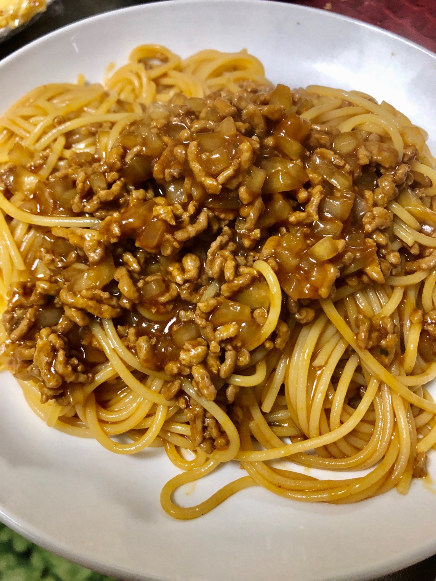 お肉たっぷりミートスパゲティ