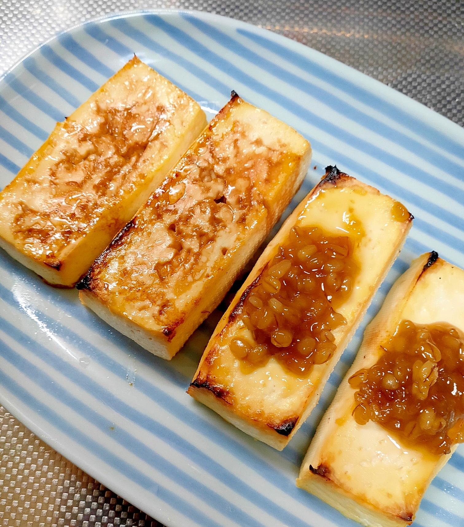 グリルパンで!木綿豆腐の簡単焼き