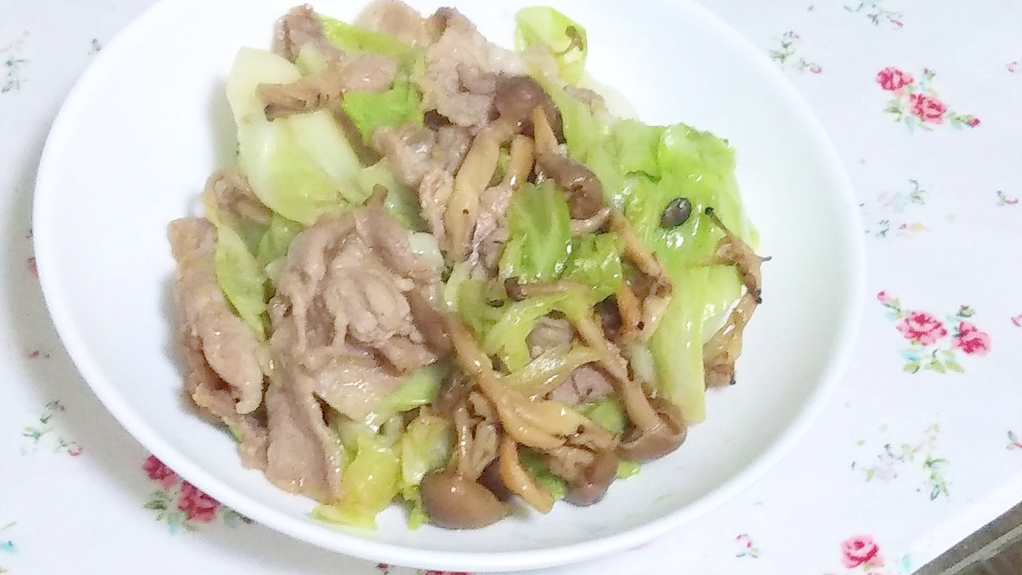 豚肉と野菜のニンニク生姜炒め