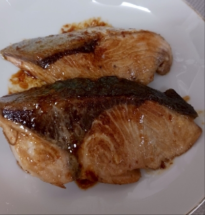 生姜入りブリの照焼