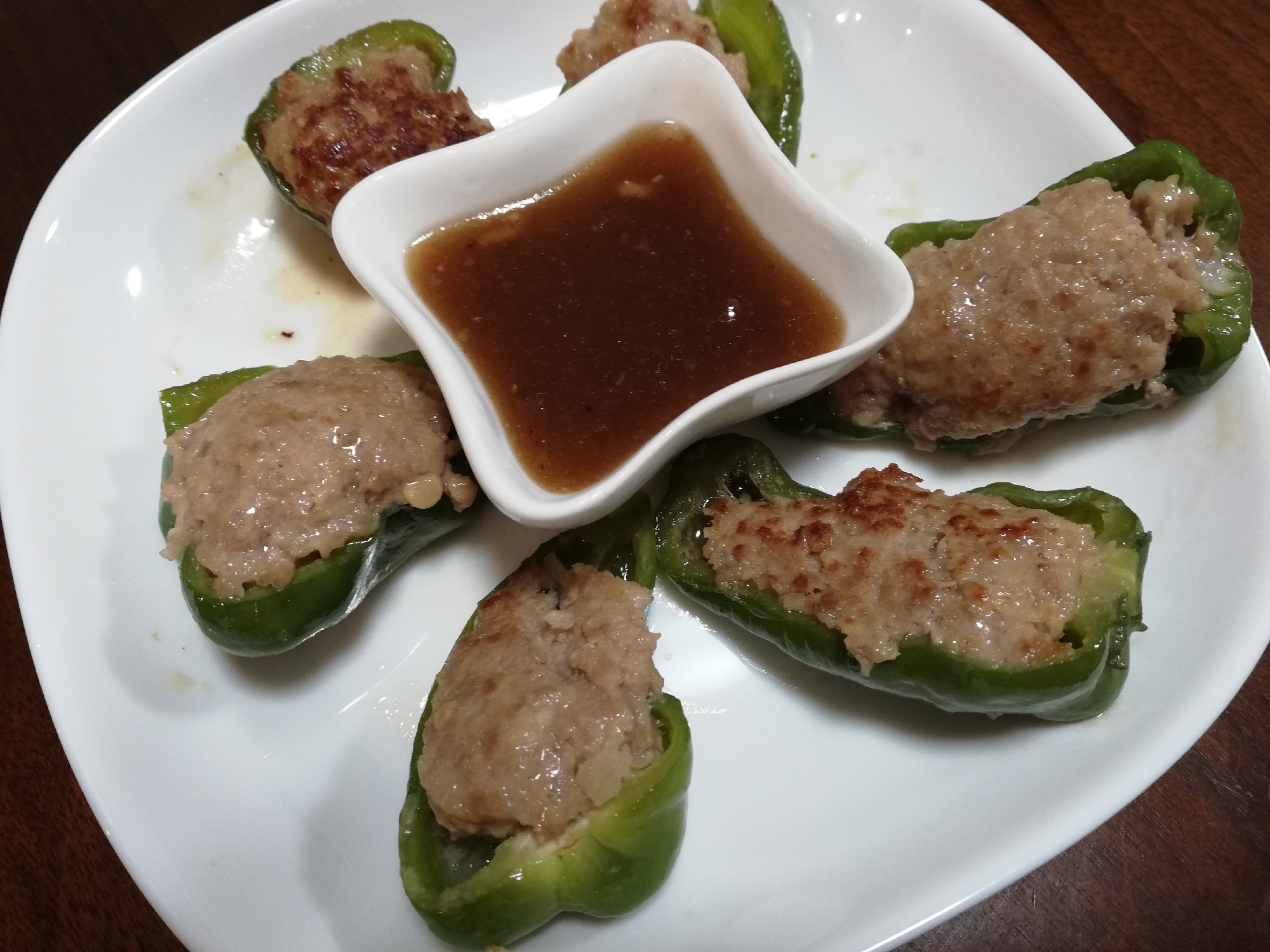 美味しい☆ピーマンの肉詰め(小麦、卵なし)