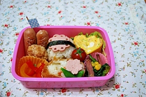 女の子のお弁当 お稲荷さんを可愛く レシピ 作り方 By Pokehapi 楽天レシピ
