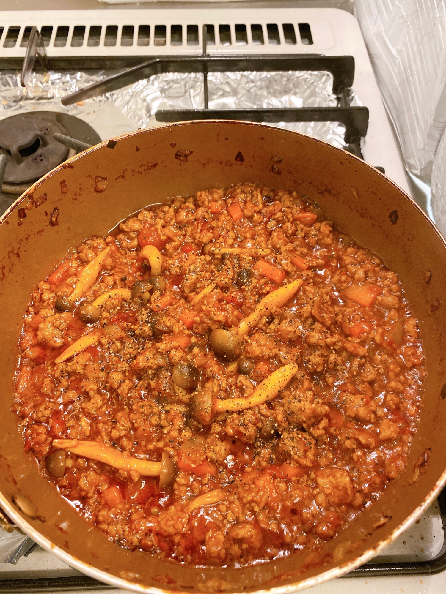 トマト缶で作るキーマカレー