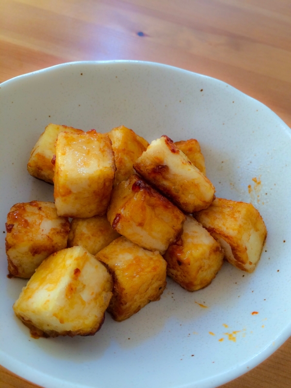 マヨ照り焼き♪豆腐炒め