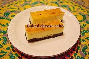 オレオ　de ベイクドチーズケーキ