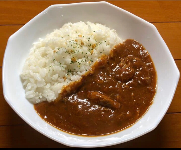 鯖缶とトマトのカレー♪