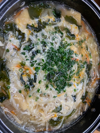 お野菜と干しエビの煮込みうどん