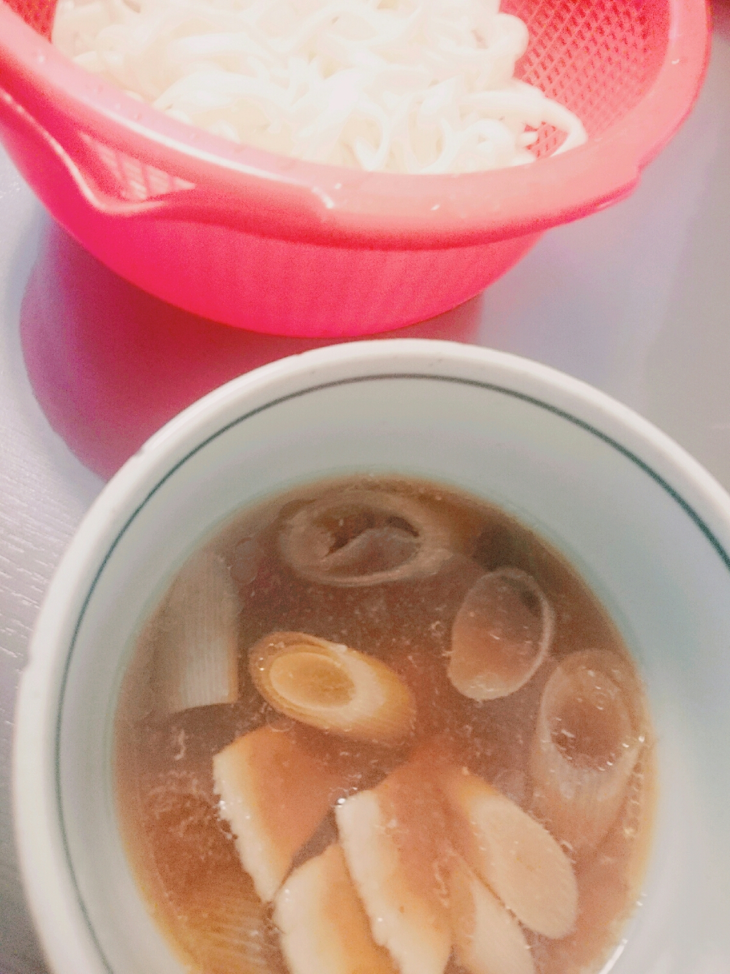 簡単肉汁つけうどん