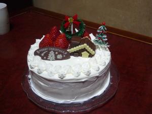 ちょっぴり節約クリスマスケーキ