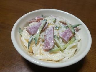 ベーコン春雨サラダ