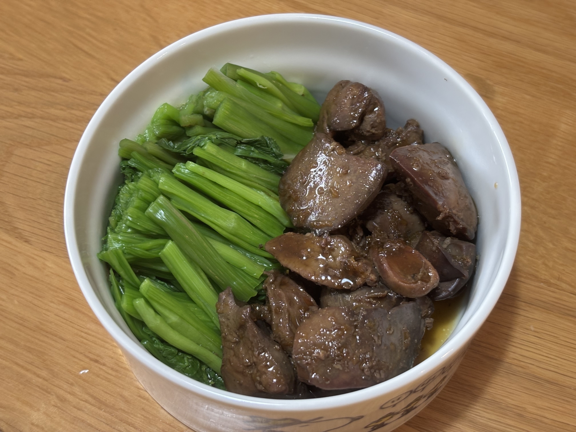 鶏レバー&せり