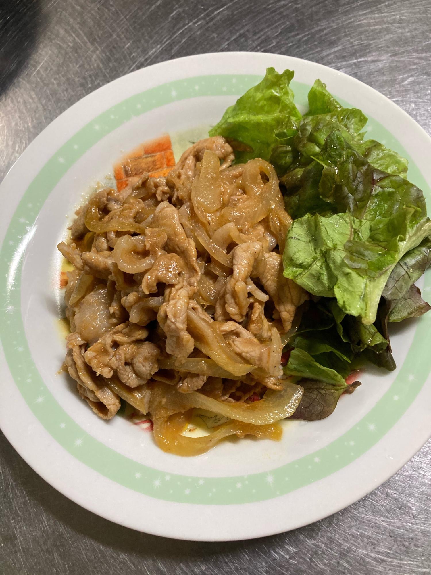 豚切り落とし肉でポークチャップ