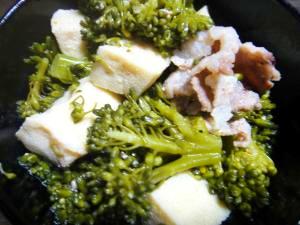 高野豆腐とブロッコリー☆煮物