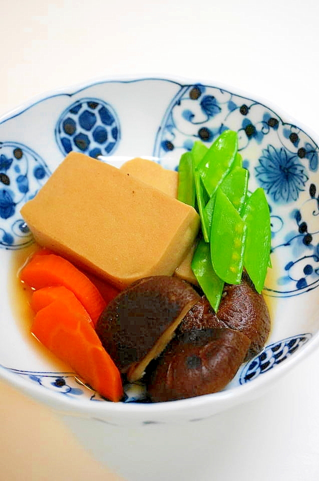 乾物は栄養の宝庫！椎茸と高野豆腐の炊き合わせ