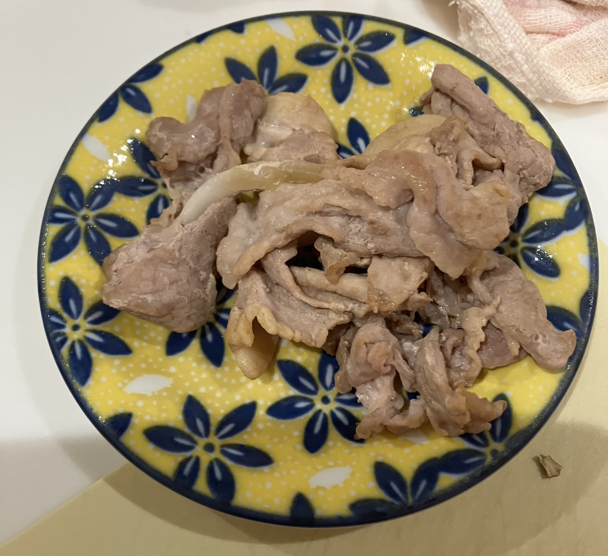 ニンニクで醤油豚肉炒め