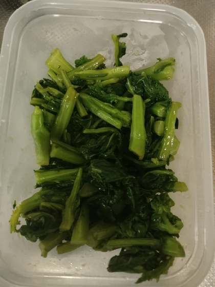 春の大人味♡簡単♡菜花のからし和え
