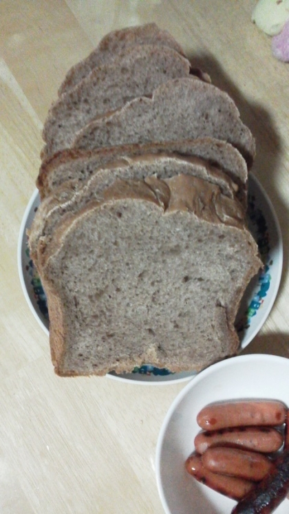 HBでミルクココア食パン