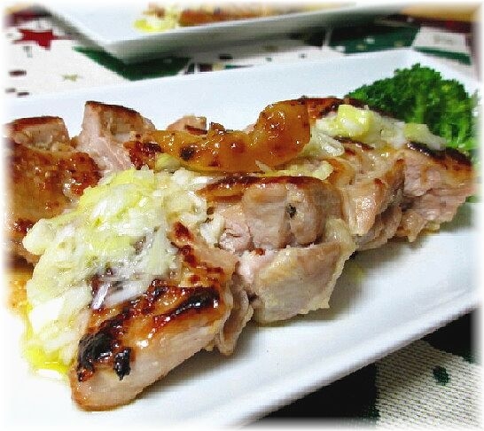 塩レモンでねぎ塩ダレ 鶏むね肉のコクうま焼き レシピ 作り方 By はなまる子 楽天レシピ