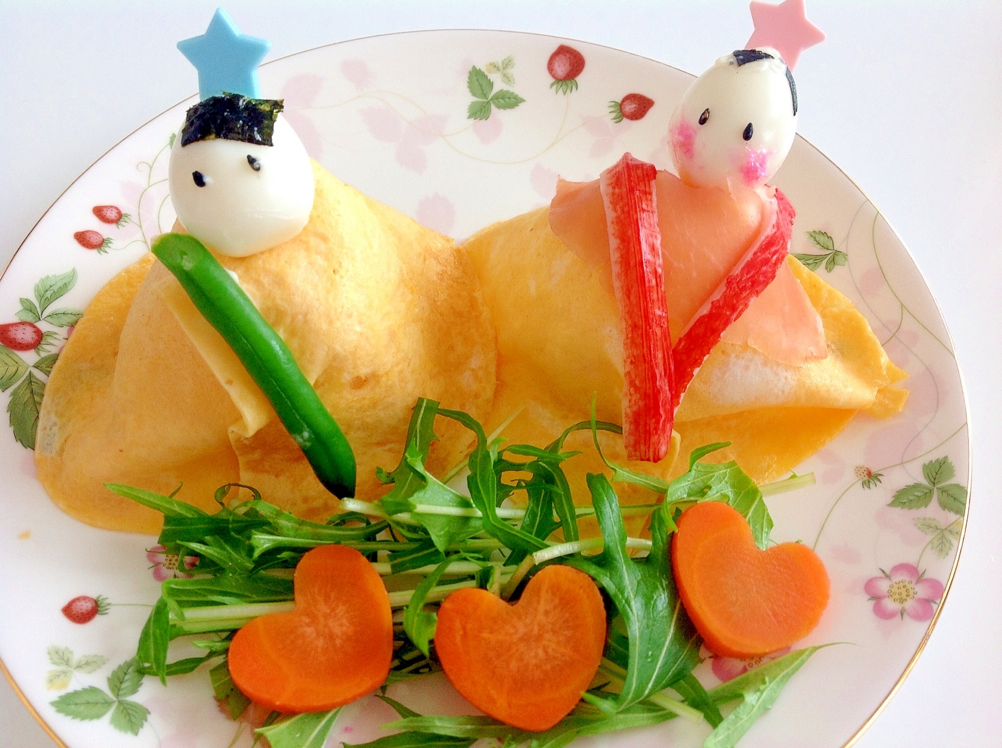 酢飯と卵で♡大内裏様とお雛様♡ レシピ・作り方 by mywayu - 楽天レシピ