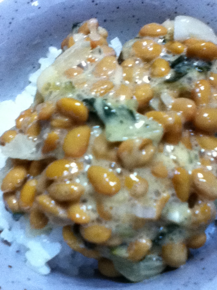 京菜の漬物入り納豆ご飯 レシピ 作り方 By とりあえず乾杯 楽天レシピ