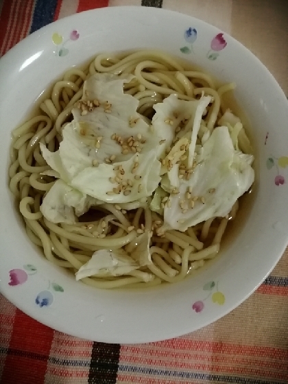 キャベツごま油ラーメン✧˖°