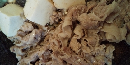 豚コマ肉豆腐