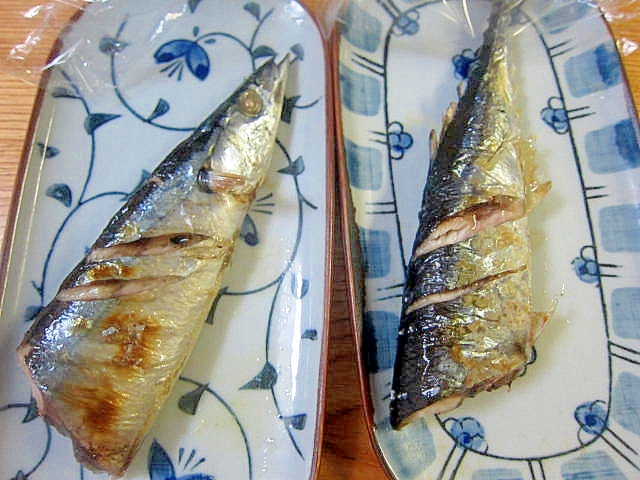 秋刀魚味醂醤油焼き