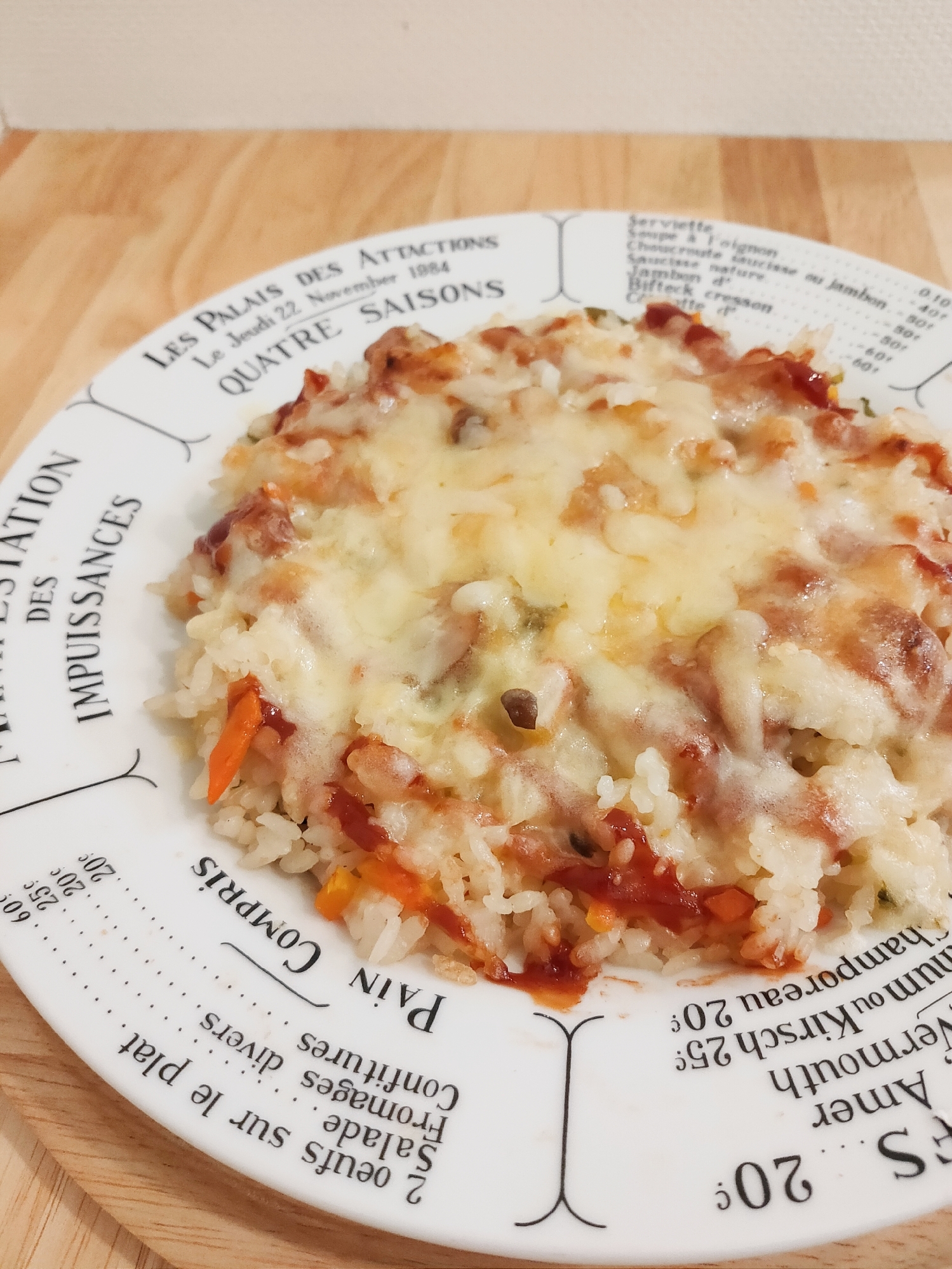 炊飯器ピラフで★ドリア