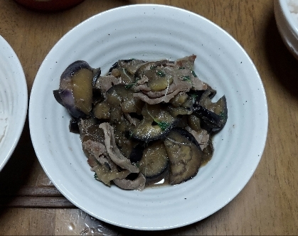 レンジ調理(みんな大好きピリ辛茄子豚煮)