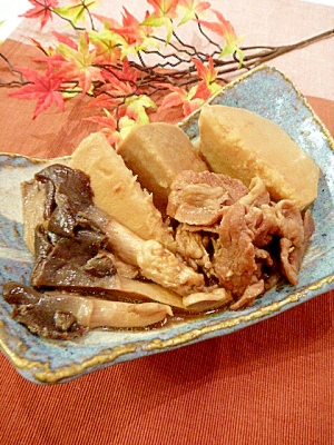 ねっと〜り♥「海老芋と豚肉の煮物」